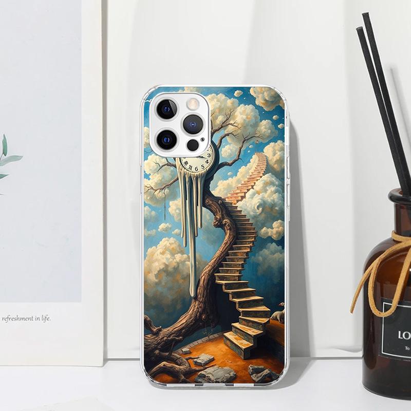 Salvador Dali Art Phone Case For Iphone 17 Air 16 15 Plus 16E 14 Pro Max 13 Mini 12 11 7 8 SE Fundas Soft Back Cover 17 Air 16 1