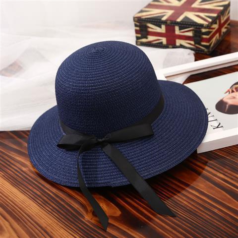 Vacation beach hat women's summer seaside straw hat sunscreen sunshade travel Korean version versatile big eaves sun hat