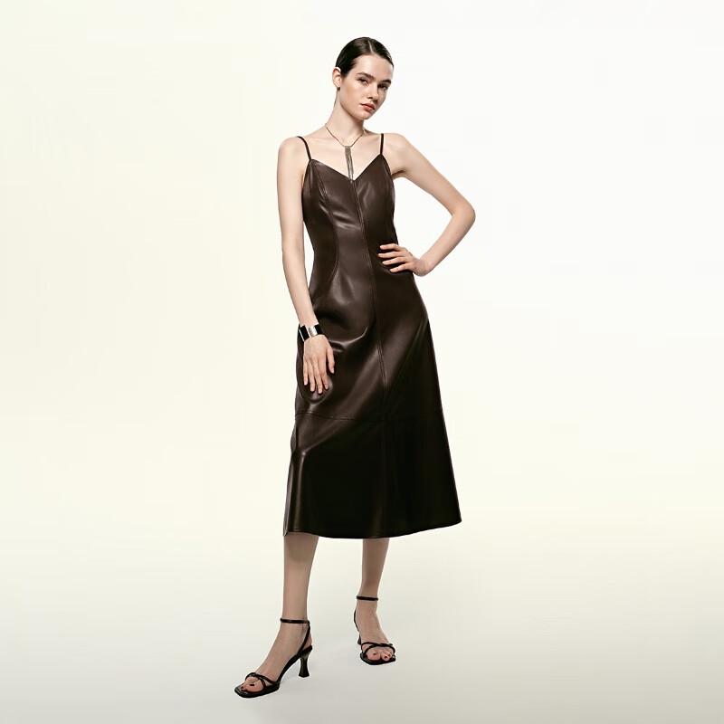 

VEROMODA Women s Faux Leather Strappy Dress XL