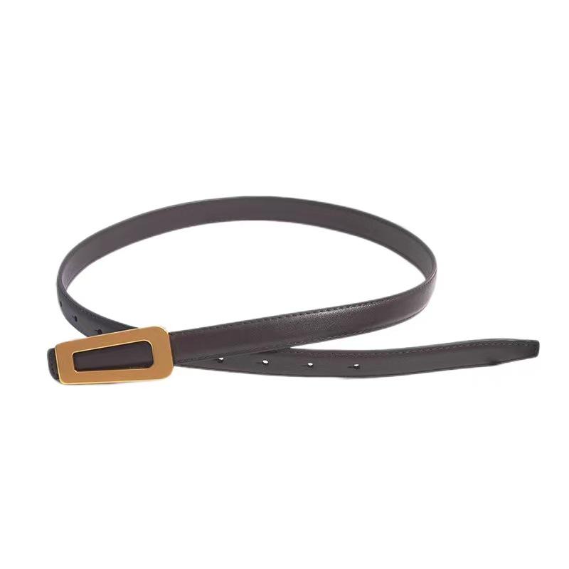 Women's Genuine Leather Belt - Retro, Versatile & Stylish for Jeans or Dresses