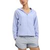 Under Armour SS25 Sun Fashion Comfortable Casual Hooded Jacket Women jackets Light-Blue Purple 6007543-539
