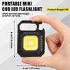 Portable Mini Keychain Light USB Rechargeable Flashlight led Waterproof Emergency Work Light Powerful Outdoor Camping Torch