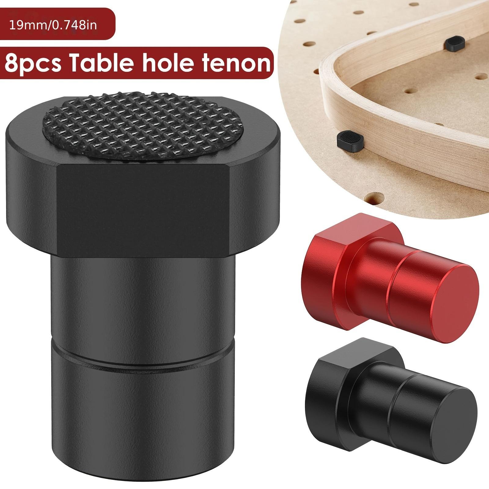 

[8Pcs Aluminum Bench Dogs Stops] 8Pcs Aluminum Alloy Bench Dogs with Silicone Gaskets, 19mm Diameter Woodworking Bench Stops for Clamp Workbench 20mm 8PCS червоний