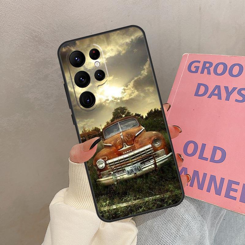 

Old Retro Tractors Car Case For Samsung Galaxy S24 FE S21 FE S20 S22 S23 S25 Ultra S9 S10 Plus S25 FE Cover Coque Galaxy S23 FE