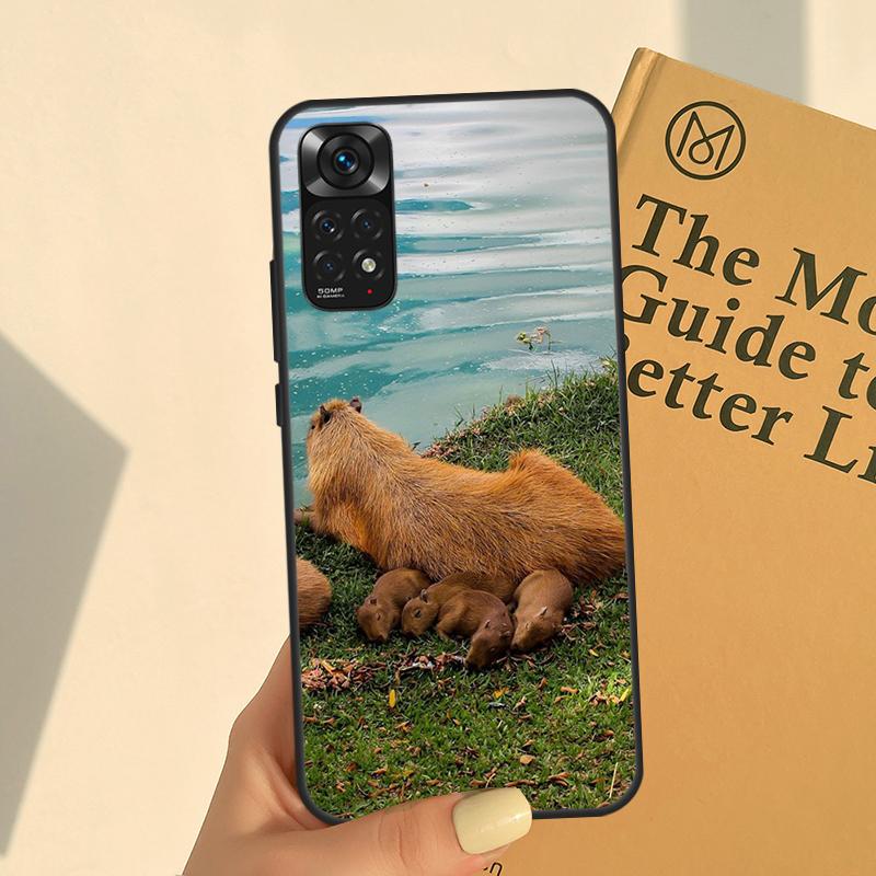 Capybara Animal Case For Xiaomi Redmi 10 10A 10C 9 9A 9C 9T Note 11 Pro 10 Pro 9 Pro 8 Pro 10S 11S Cover