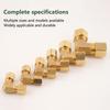 2Pcs Brass Npt Double Ferrule Elbow 90 Degree Right Angle Pipe Fitting For Water Oil Air Line Plumbing Hydraulic Systems