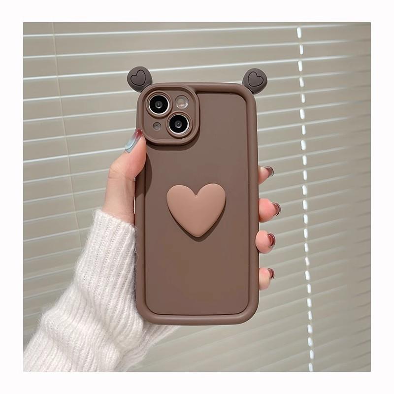 Case for Huawei Honor 90 8X X9 5G Y7A Nova 5i 5T 7 9 Pro SE P50 Y9S Y9 Prime 2019 Phone Case Cute 3D Ears Love Heart Soft