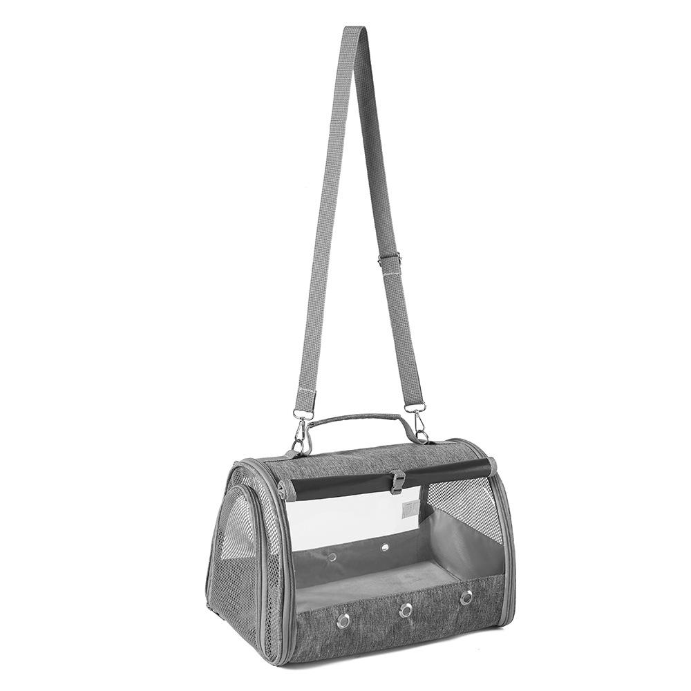 Transparent Outdoor Bird Carrier for Parrots, Cockatiels, Pigeons & Small Pets