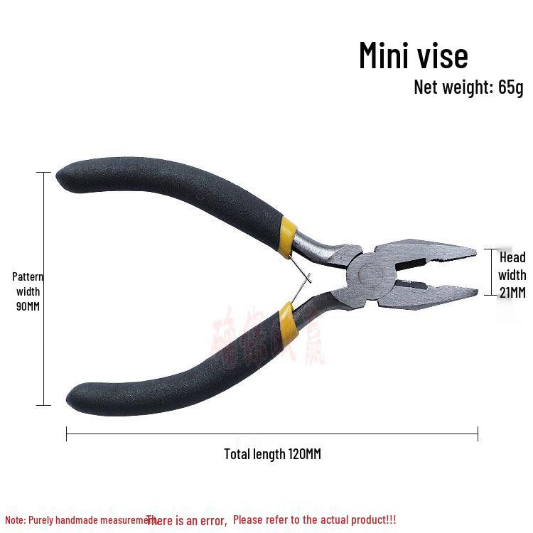 Handmade Mini Jewelry Pliers: Needle-Nose, Round-Nose, Bent-Nose, Angled-Nose, and Wire Cutters