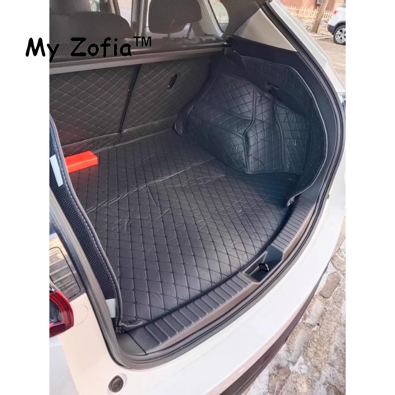 For Mazda CX-5 CX5 KF 2018 2019 2020 2021 2022 2023 2024 2025 Leather Rear Trunk Mat Liner Tray Carpet Pad Protector Accessories