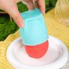 Stampo per Gelato alla Frutta Sicuro per Alimenti Design 3D Fragola Mango Pesca Rilascio Facile Stampo per Torta, Cioccolato, Gelatina, Sapone Fai da Te
