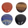 4Pcs Thumb Worry Stone Stress Relief Meditation Small Portable Oval Cabochon Stone for Home Office