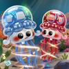 Electric Dancing Jellyfish Toy with LED Lights Music Obstacle Avoidance Octopus Toy Toddlers Boys Girls Interactive Cartoon Sea Animal Toy