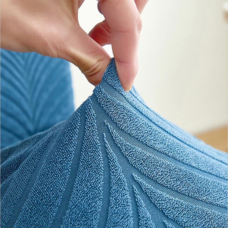 Jacquard Stuhlbezug für Zimmer Stretch Esszimmerstuhlbezug Überzug Elastischer Spandex Küchenstuhlbezug