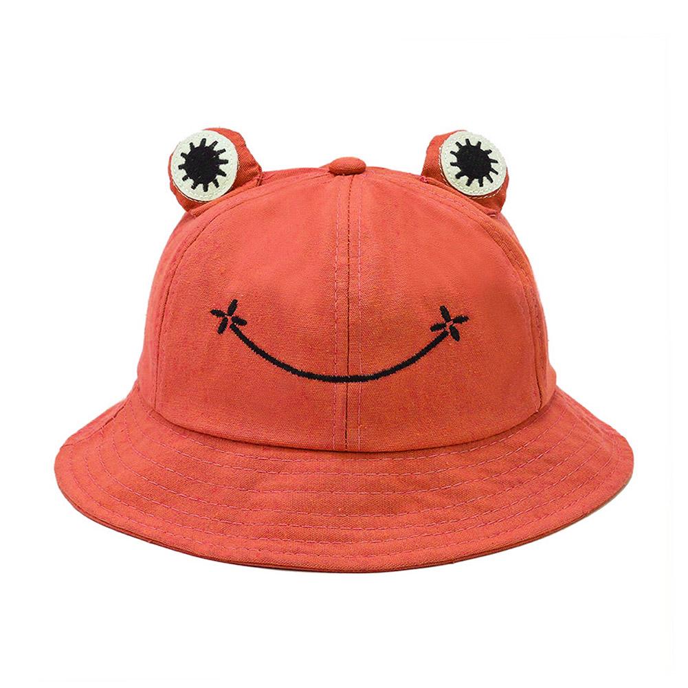 New Frog Bucket Hats Women Bucket Hat Women Summer Outdoor Sun Fishing Cap Cotton Wild Panama Hats Sunscreen Bob Caps