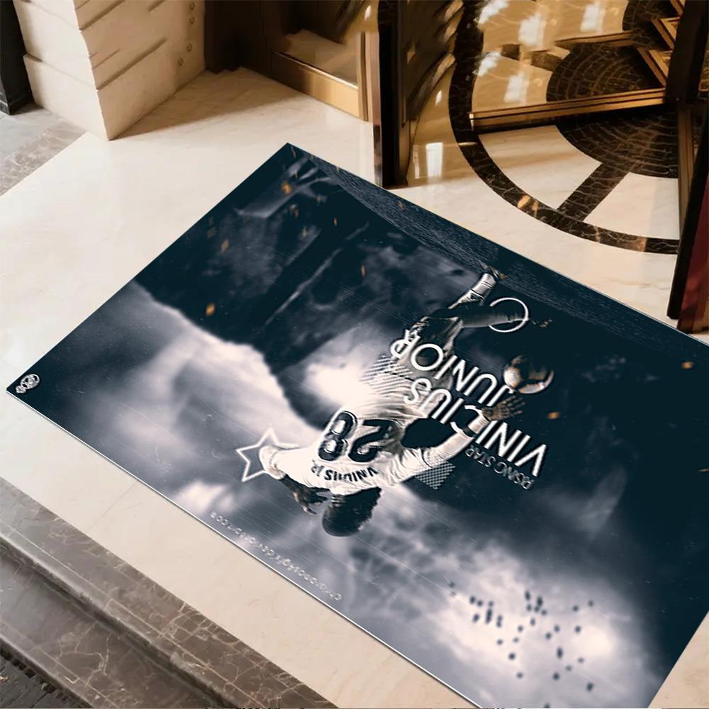 Juventus Football Club Floor Mat Design for Entryway Foyer Hallway Bedrooms Antislip Carpet Decorate Offices Perfect Birthday/Christmas Gift Idea