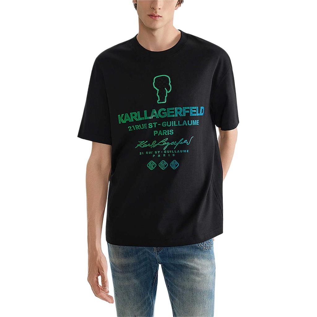 KARL LAGERFELD T Shirt Men's Black M22O1711999