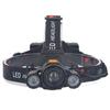 Arbeits-Stirnlampe Modi Winkelverstellbar Wasserdicht USB-Aufladung Arbeitsleuchte für Außeneinsatz Schwarz