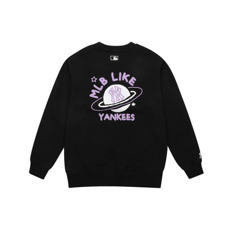 New MLB New York Yankees Sweatshirt Unisex Black 31MT06111-50L