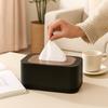 Wooden Cover Tissue Box Plastic Toilet Paper Holder Decorative Storage Napkin Holder  Hotel Use