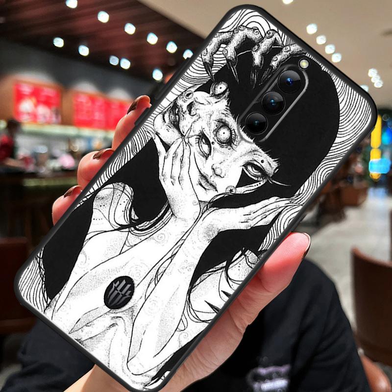 Horror Manga Style Case For ZTE Nubia Red Magic 8S 9S 10S 8 9 10 Pro Plus 6S 7S 6 7 Pro 5G 6R 11 Pro Plus Cover
