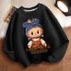 Cute Round-neck Hoodies for Children, Long-sleeved Loose Hoodies for Boys and Girls In Spring and Autumn