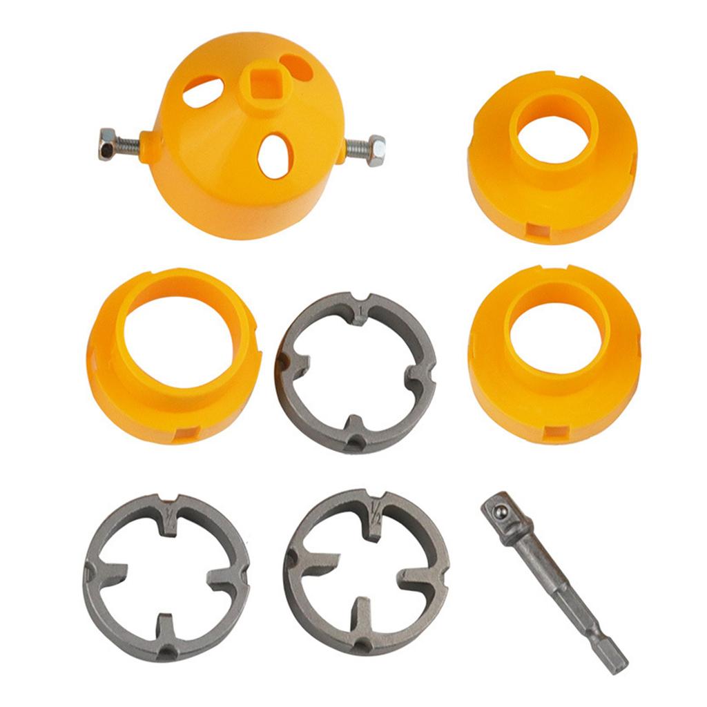 8dílná sada na závitování vodních trubek Výrobník závitů převádí vrták na univerzální nástroj na závitování trubek pro různé velikosti