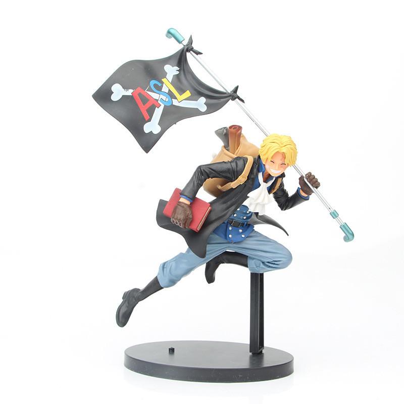 

Running Brothers One Piece Figures 20cm Luffy Ace Sabo Pvc Collectible Statues 20cm164g