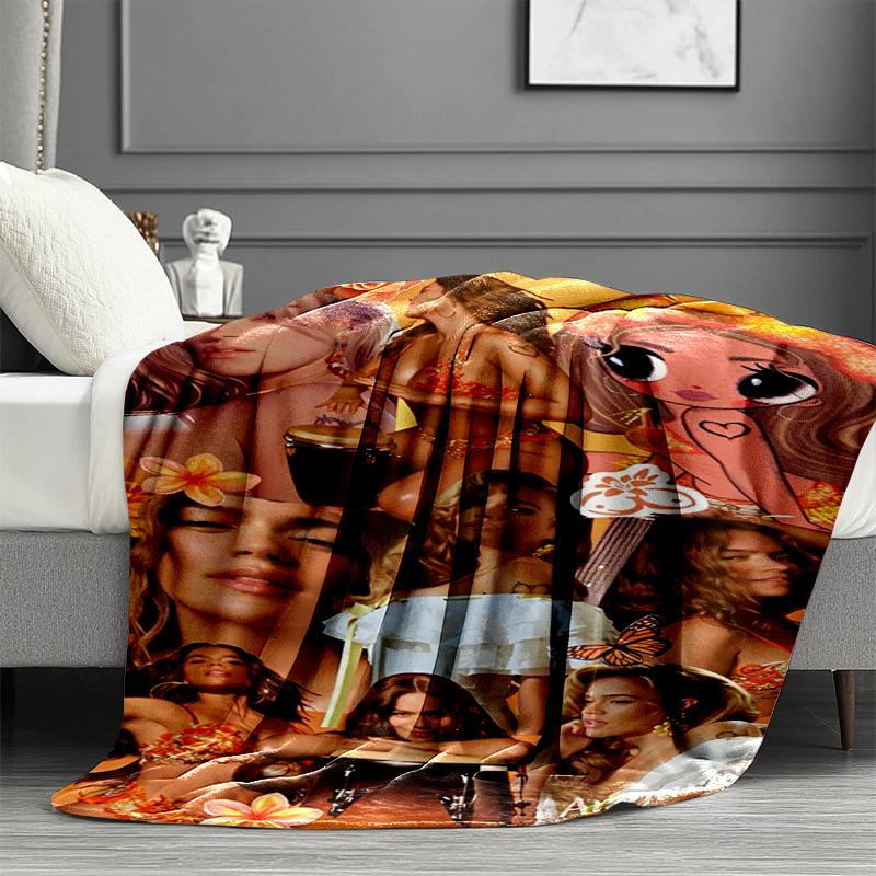 Karol G Print Blanket - Soft & Comfortable, for Bedroom, Travel, Sofa, Home Decoration - Birthday Christmas Gift for Friend