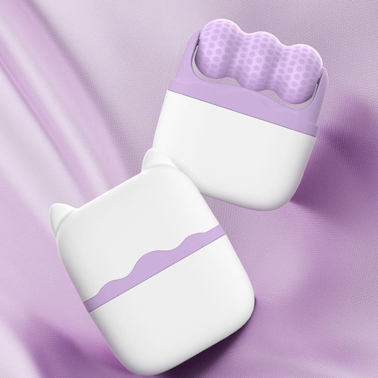 1Pc Dual-Head Ice Roller 2-in-1 Ice Compress and Facial Massager