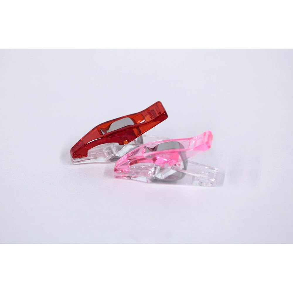 Clover Sewing Supplies Temporary Clip Mini 10-Pack 22-743 Pink