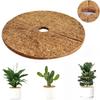 20/25/30/35cm 3PCS Fibre de Coco Naturelle Anneau Paillage Arbre Protecteur Tapis Organique pour Intérieur Extérieur Disque Cache-Plante Pot de Fleur