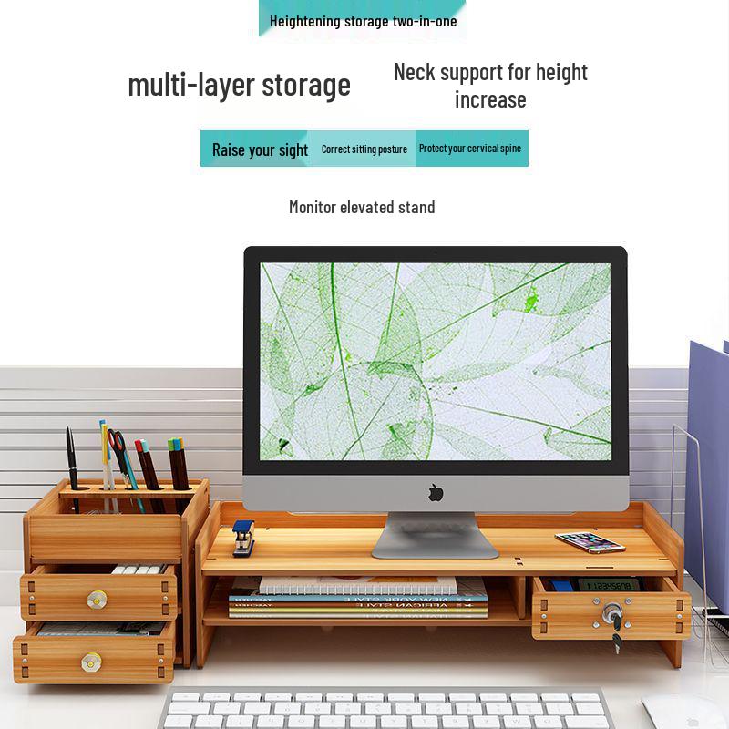 LCD Monitor Riser for Office Desktops