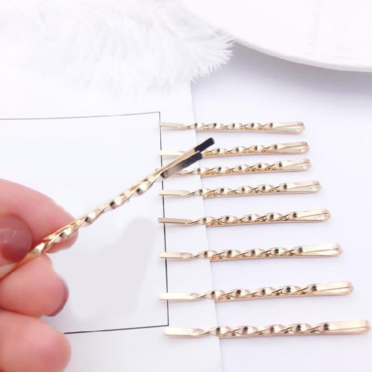 Einzigartige Glitzernde Goldene Haarnadel Kleine Haarspange Haarklammern Haarspangen Haarschmuck Haarschmuck