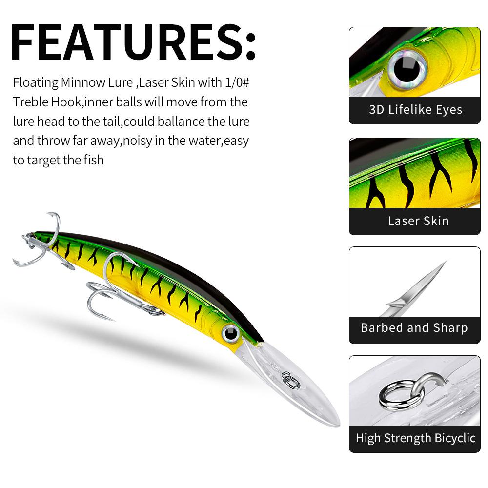 Outdoor fishing Minnow hard bait 17cm/27g lures