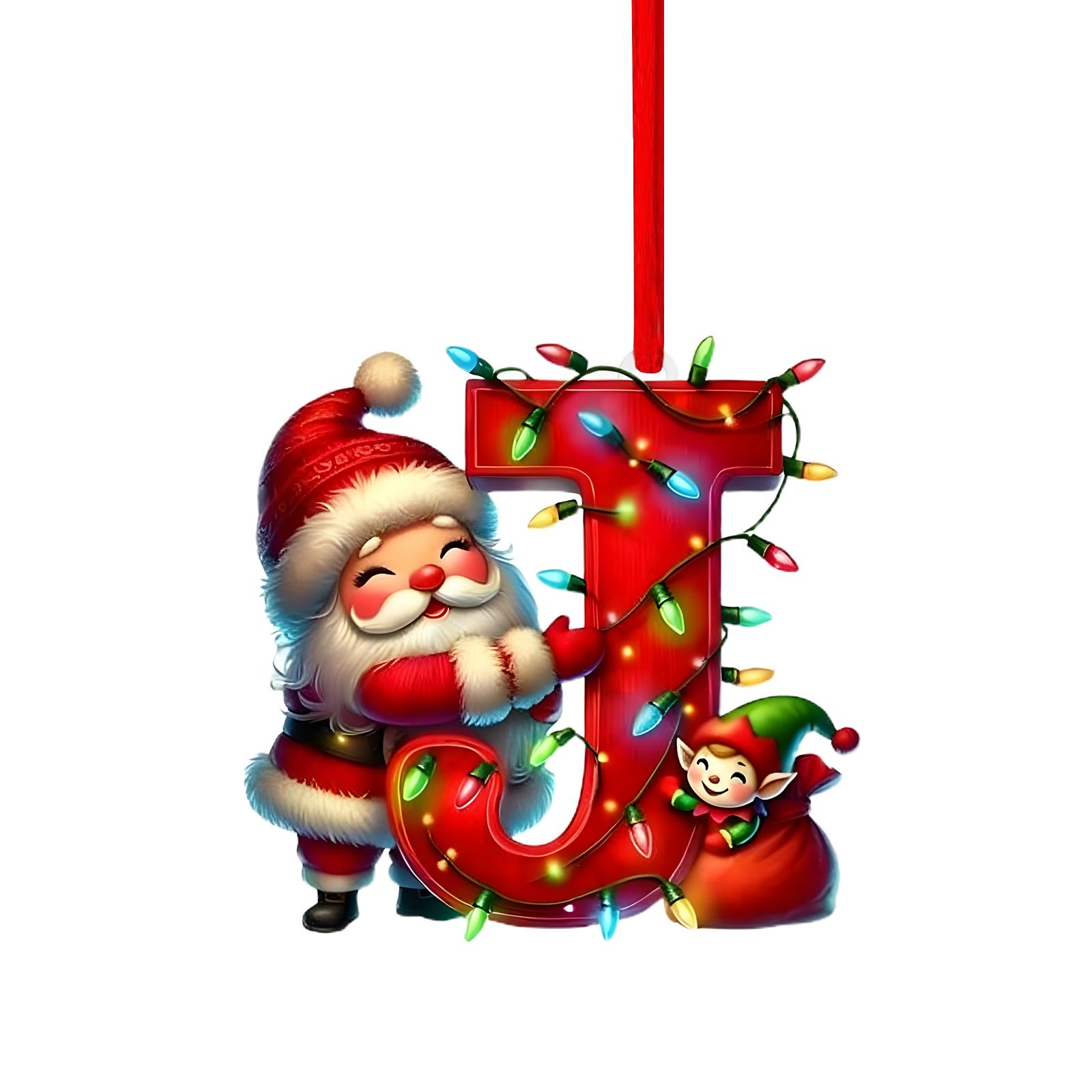 

26 букв,Рождество,Украшения,Акрил,1 One Size