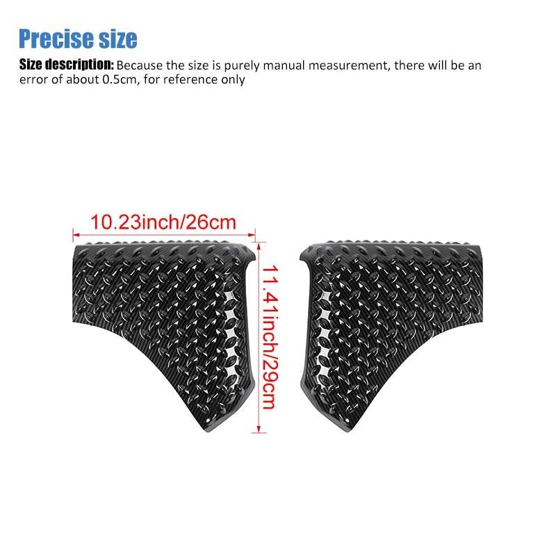 Car Front Rear Fender Side Guard Angle Decoration Anti-scratch Cover Trim for Suzuki Jimny 2019-2023 Carbon Fiber Priend Car Accessories