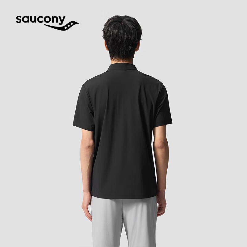 SAUCONY Men's Lightweight Comfort Classic Short Sleeve Polo Shirt