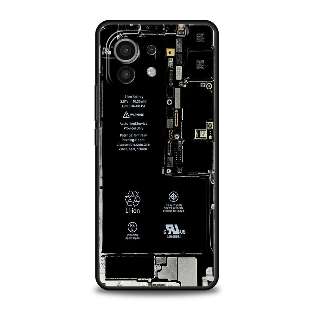 

Main Circuit Board Pattern Phone Case Cover for Xiaomi Mi 17 15 14 13 12 11 Ultra 15T 14T 13T 12T 11T Pro Lite 5G Soft TPU Shell Xiaomi 12