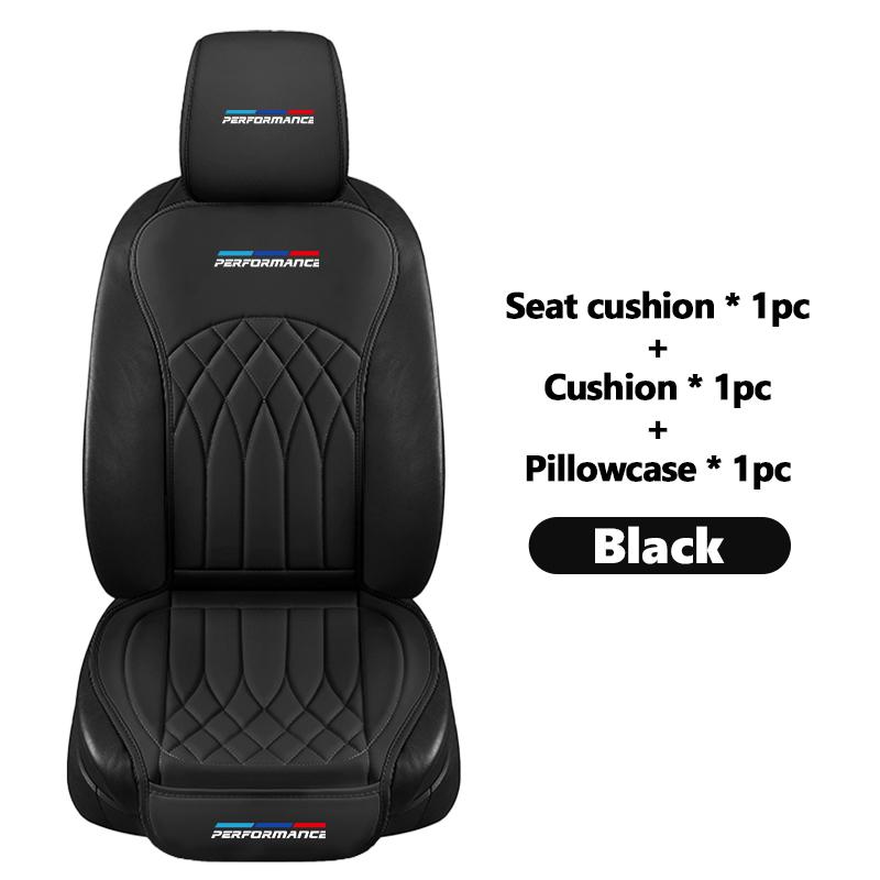 Leather Car Front Seat Protector Four Seasons Seat Cushion Pad Mat For BMW M E87 E30 E46 E28 E39 F18 F35 G03 F10 E93 F20