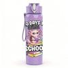 1PC Girls First Day Of School Quote 750ml Color Plastic Sports Water Bottle Leakproof Flip Straw Lid Suitable for Sports Office Home Use