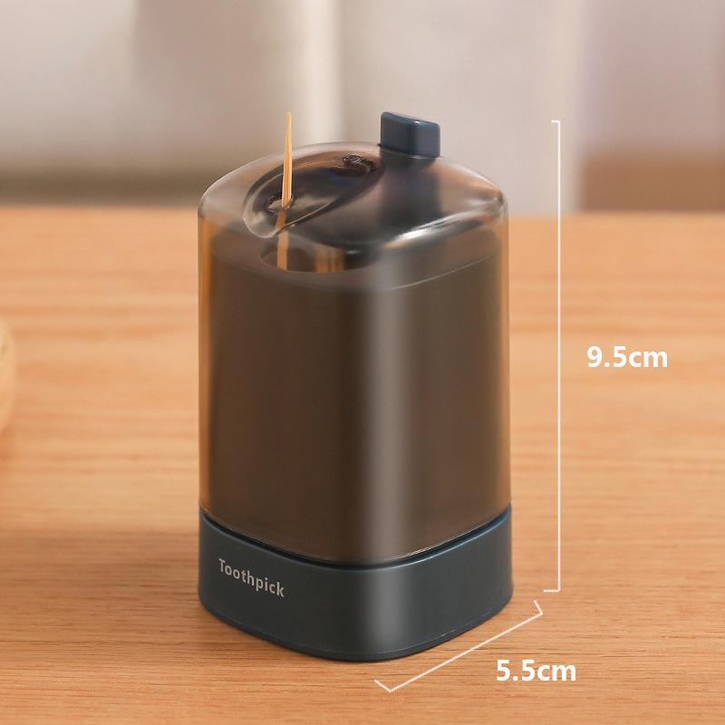 Automatic Pop-Up Toothpick Holder Container Portable Kitchen Restaurant Table Toothpick Storage Box Home Toothpicks Dispenser