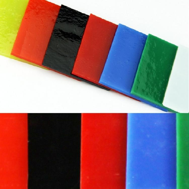 7pcs Elegant Jewelry Art Glass Squares Charm Easy to Use Fused Glass for Handmade Jewelry Art Enthusiasts