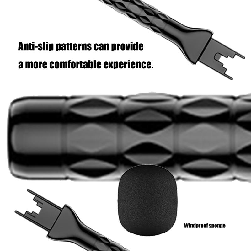 Professional Portable Wireless Microphone Stand For Wireless Handheld Adapter For Live Streaming Interviewing Reporting