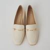 WELLFIT Low Heel Flat Made in 180113100011 [Diana] Shoes, Japan, White, Ivory, 23.5cm,