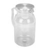 1500ml Clear Acrylic Water Pitcher with Lid Handle Iced Tea Pitcher Drink Jug for Juice Homemade Beverage Heatproof