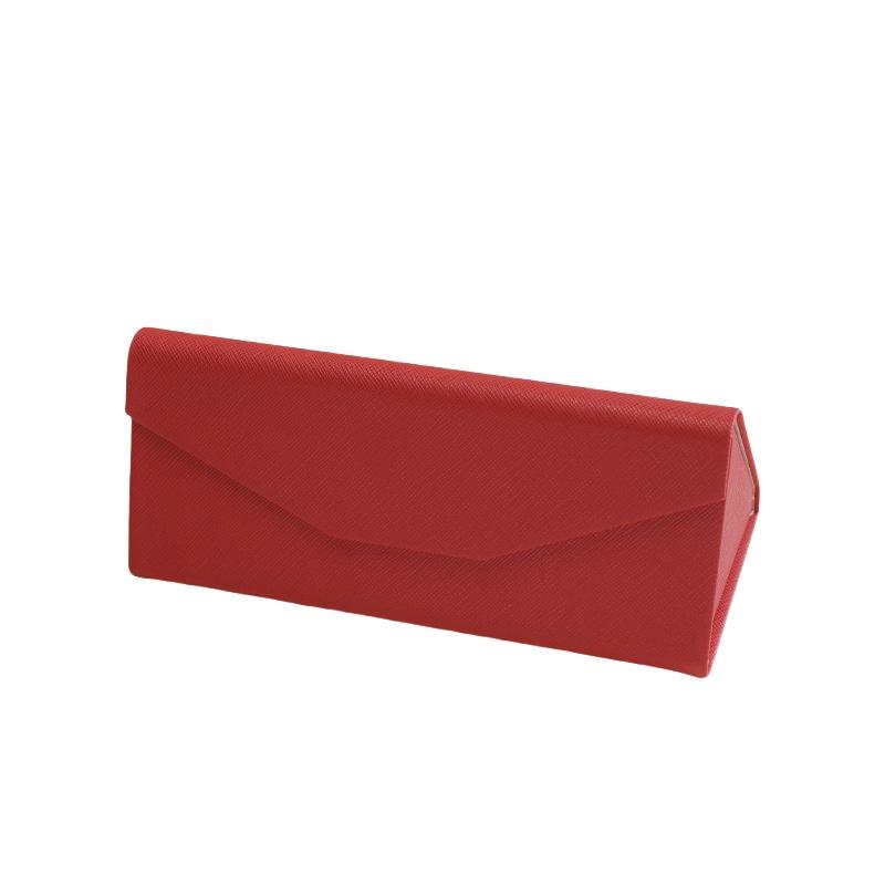 Foldable Eyeglass Case Triangle Glasses Box Waterproof Portable Black Folding Sun Glasses Box Eyeglasses Case