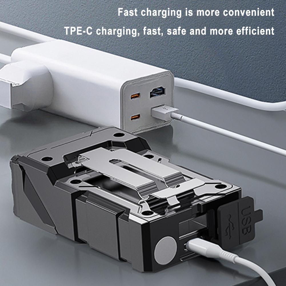 Mini USB Rechargeable LED Flashlight Portable Magnetic Work Light Super Bright COB Torch For Outdoor Camping Emergency Lantern