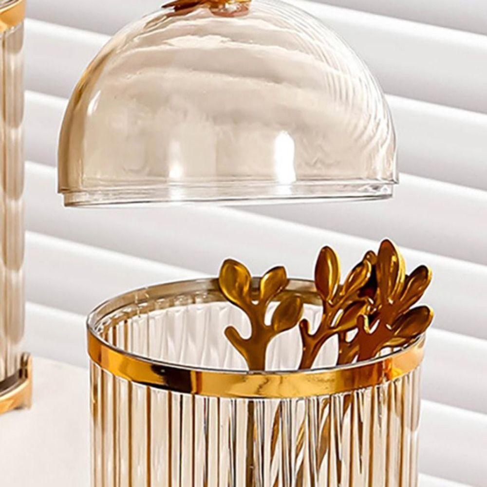 Dustproof Lid Coffee Spoon Holder Household Food Storage Canister Home Kitchen Use