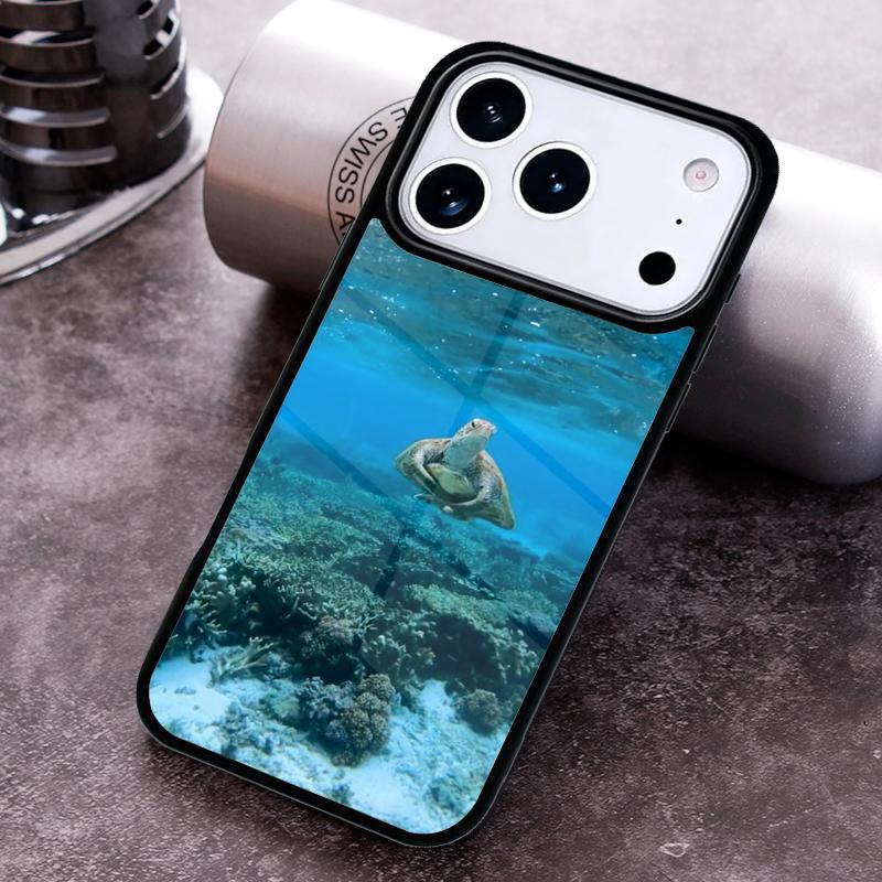 Cartoon Turtle soft Phone Case For iPhone 17 16 15 14 13 12 11 Pro Max Plus 17Air Soft Silicone Cover
